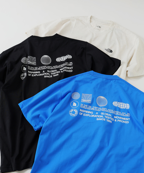 THE NORTH FACE(ザノースフェイス)の「THE NORTH FACE / ザ ノースフェイス フラッシュドライ グローブ グリッド T(Tシャツ/カットソー・メンズ・ブラック/ホワイト系その他/ブルー系その他・MEDIUM/LARGE/X-LARGE)」の15枚目の写真