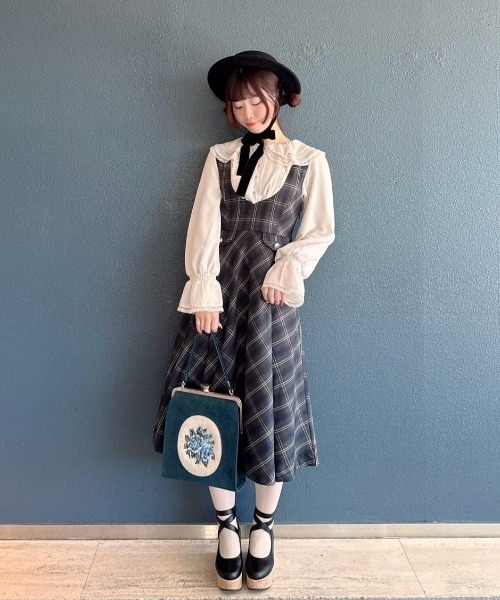 クロスストラップ厚底パンプス/fint フィント（パンプス）｜an another