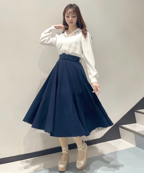 クロスストラップ厚底パンプス/fint フィント（パンプス）｜an another