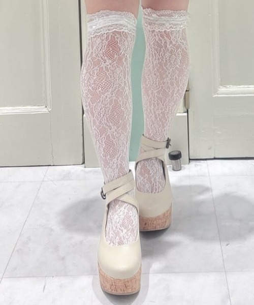 クロスストラップ厚底パンプス/fint フィント（パンプス）｜an another