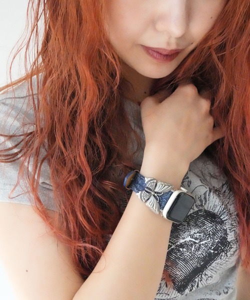 Port(ポート)の「【 Port / ポート 】 AppleWatch バタフライ デザイン / アップルウォッチバンド #_(デジタル腕時計・レディース・サックスブルー/ブラック/ライトブルー/ブルー・40mm/44mm)」の12枚目の写真