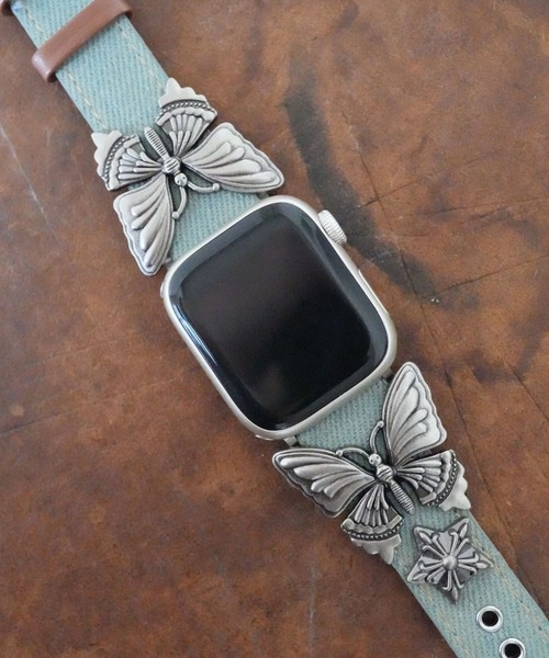 Port(ポート)の「【 Port / ポート 】 AppleWatch バタフライ デザイン / アップルウォッチバンド #_(デジタル腕時計・レディース・サックスブルー/ブラック/ライトブルー/ブルー・40mm/44mm)」の17枚目の写真