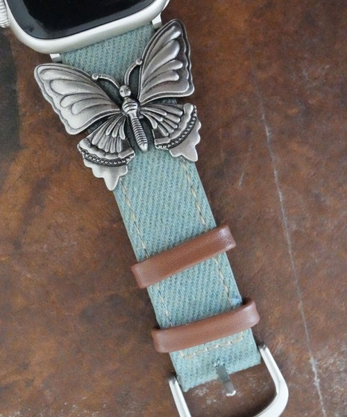 Port(ポート)の「【 Port / ポート 】 AppleWatch バタフライ デザイン / アップルウォッチバンド #_(デジタル腕時計・レディース・サックスブルー/ブラック/ライトブルー/ブルー・40mm/44mm)」の19枚目の写真