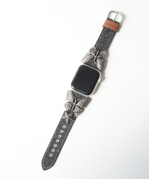 Port(ポート)の「【 Port / ポート 】 AppleWatch バタフライ デザイン / アップルウォッチバンド #_(デジタル腕時計・レディース・サックスブルー/ブラック/ライトブルー/ブルー・40mm/44mm)」の9枚目の写真