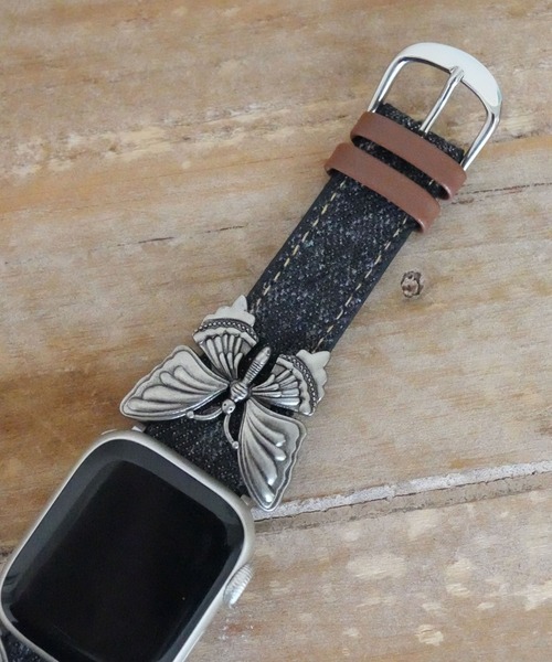 Port(ポート)の「【 Port / ポート 】 AppleWatch バタフライ デザイン / アップルウォッチバンド #_(デジタル腕時計・レディース・サックスブルー/ブラック/ライトブルー/ブルー・40mm/44mm)」の11枚目の写真