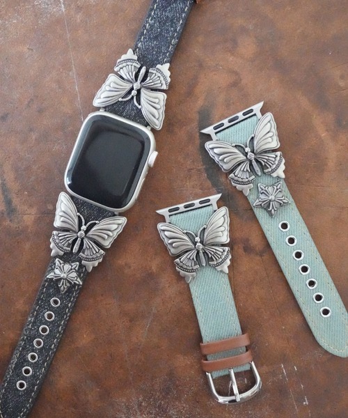 Port(ポート)の「【 Port / ポート 】 AppleWatch バタフライ デザイン / アップルウォッチバンド #_(デジタル腕時計・レディース・サックスブルー/ブラック/ライトブルー/ブルー・40mm/44mm)」の21枚目の写真
