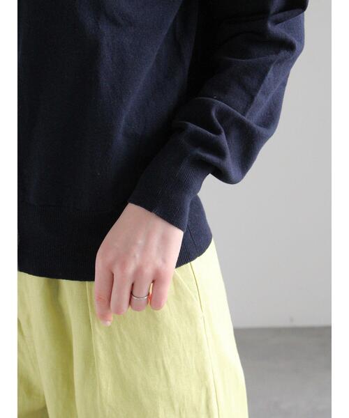 Te chichi（テチチ）の「ハイツイストコットンクルーカーディガン（カーディガン/ボレロ・レディース・オフホワイト/ピンク/ベージュ/ネイビー・F）」の20枚目の写真