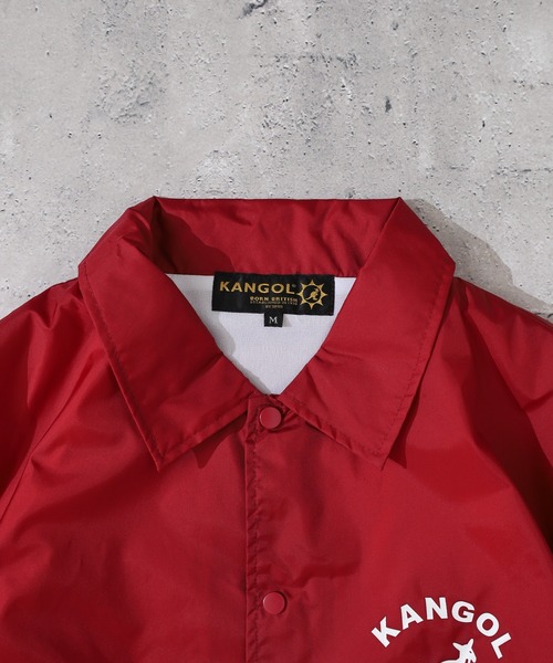 KANGOL（カンゴール）の「KANGOL ナイロン コーチジャケット（ナイロンジャケット・メンズ・バーガンディー/ネイビー系1/ブラック/ブルー/レッド系・XL/L/M）」の17枚目の写真