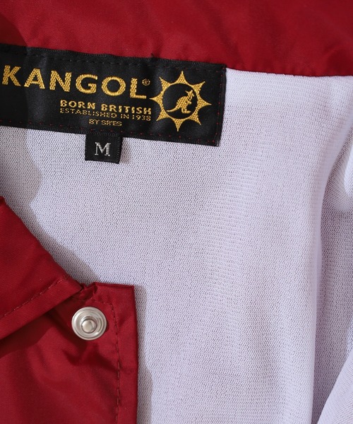 KANGOL（カンゴール）の「KANGOL ナイロン コーチジャケット（ナイロンジャケット・メンズ・バーガンディー/ネイビー系1/ブラック/ブルー/レッド系・XL/L/M）」の19枚目の写真