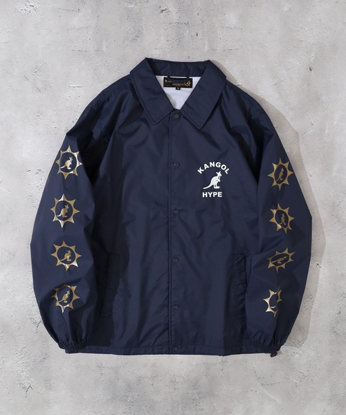 KANGOL（カンゴール）の「KANGOL ナイロン コーチジャケット（ナイロンジャケット・メンズ・バーガンディー/ネイビー系1/ブラック/ブルー/レッド系・XL/L/M）」の14枚目の写真