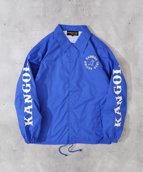 KANGOL（カンゴール）の「KANGOL ナイロン コーチジャケット（ナイロンジャケット・メンズ・バーガンディー/ネイビー系1/ブラック/ブルー/レッド系・XL/L/M）」の10枚目の写真