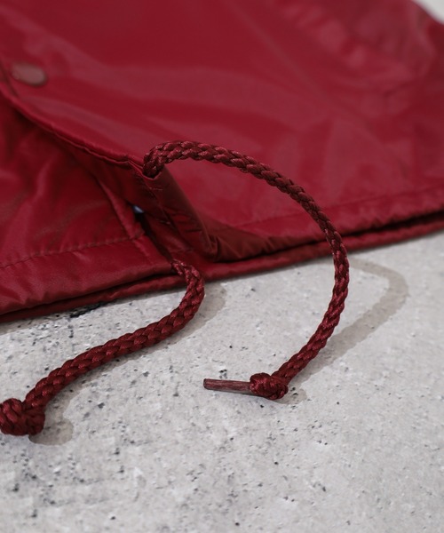 KANGOL（カンゴール）の「KANGOL ナイロン コーチジャケット（ナイロンジャケット・メンズ・バーガンディー/ネイビー系1/ブラック/ブルー/レッド系・XL/L/M）」の9枚目の写真
