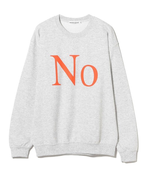 cabaret poval（キャバレーポバール）の「Cabaret Poval / No Crewneck（スウェット・メンズ・ダークブラウン/ライトグレー・X-LARGE/MEDIUM/XX-LARGE/LARGE）」の3枚目の写真