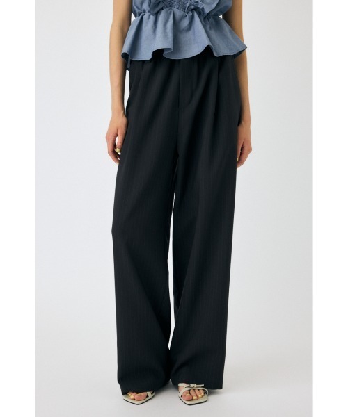 MOUSSY（マウジー）の「RELAX トラウザー（スラックス・レディース・ブラック系その他/杢グレー/ブラウン・1/2）」の17枚目の写真