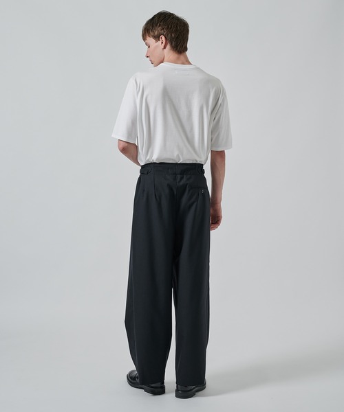 marka/MARKAWARE】別注 TWO TUCK MILITARY TROUSERS（スラックス
