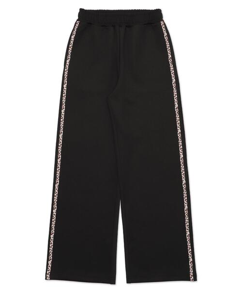 WEGO（ウィゴー）の「WEGO/スクールライントラックパンツ（スウェットパンツ・レディース・ネイビー/ブラック/ベージュ/ピンク/ワイン・FREE）」の10枚目の写真