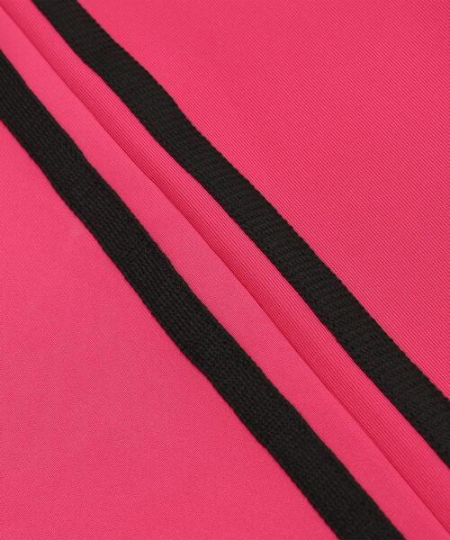 WEGO（ウィゴー）の「WEGO/スクールライントラックパンツ（スウェットパンツ・レディース・ネイビー/ブラック/ベージュ/ピンク/ワイン・FREE）」の8枚目の写真