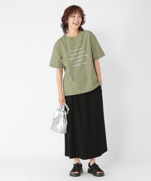 ハーフスリーブロゴTEE セール】ロゴトラックハーフスリーブプルオーバー（Tシャツ
