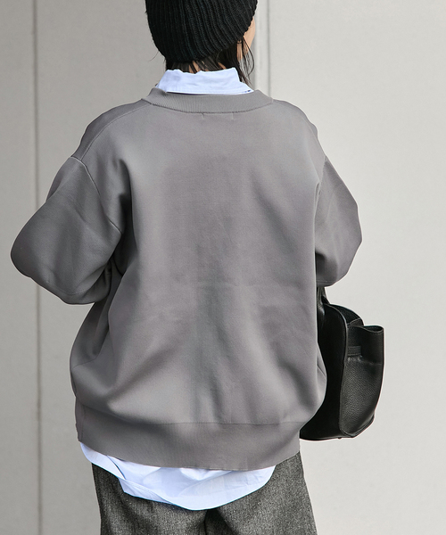 JOURNAL STANDARD(ジャーナルスタンダード)の「《WEB限定追加》ウォッシャブルバナナスリーブカーディガン(カーディガン/ボレロ・レディース・ブラック/チャコールグレー/ブラウン・FREE)」の8枚目の写真