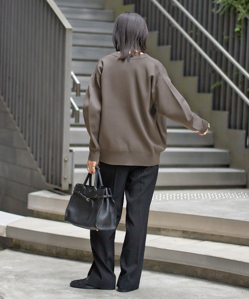 JOURNAL STANDARD(ジャーナルスタンダード)の「《WEB限定追加》ウォッシャブルバナナスリーブカーディガン(カーディガン/ボレロ・レディース・ブラック/チャコールグレー/ブラウン・FREE)」の10枚目の写真