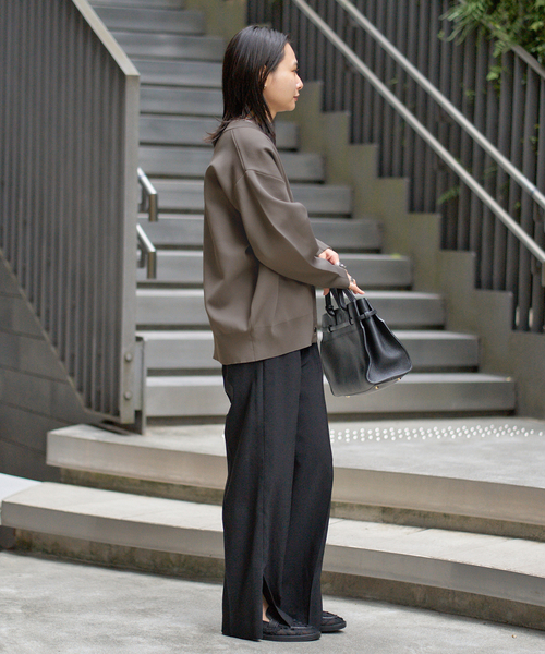 JOURNAL STANDARD(ジャーナルスタンダード)の「《WEB限定追加》ウォッシャブルバナナスリーブカーディガン(カーディガン/ボレロ・レディース・ブラック/チャコールグレー/ブラウン・FREE)」の11枚目の写真