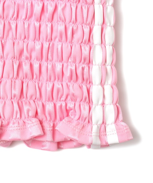 atmos pink（アトモスピンク）の「atmos pink Shirring Mini Game Shirt / アトモス ピンク シャーリング ミニ ゲーム シャツ（Tシャツ/カットソー・レディース・ネイビー/ピンク/ブラック・FREE）」の18枚目の写真