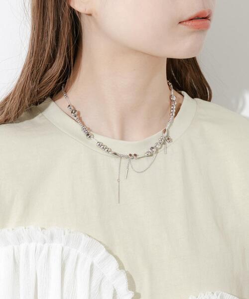 SMELLY(スメリー)の「モチーフチャームマンテルネックレス(ネックレス・レディース・シルバー系その他・-)」の4枚目の写真