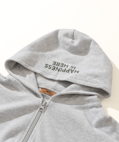 KRIFF MAYER Kid's Collection（クリフメイヤーキッズコレクション）の「【綿100％】Wフェイスパーカー（パーカー・キッズ・カーキ/グレー/イエロー/チャコール・130/120/170/160/150/140）」の9枚目の写真