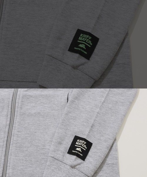 KRIFF MAYER Kid's Collection（クリフメイヤーキッズコレクション）の「【綿100％】Wフェイスパーカー（パーカー・キッズ・カーキ/グレー/イエロー/チャコール・130/120/170/160/150/140）」の17枚目の写真