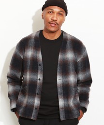 ROTAR([^[)Shaggy Ombre Cardigan(J[fBK/{)