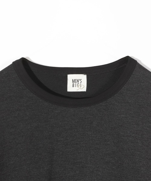 MEN'S BIGI(メンズビギ)の「ライトダンボールスウェットロングTシャツ(Tシャツ/カットソー・メンズ・ブラウン/チャコールグレー・02/01/03)」の9枚目の写真