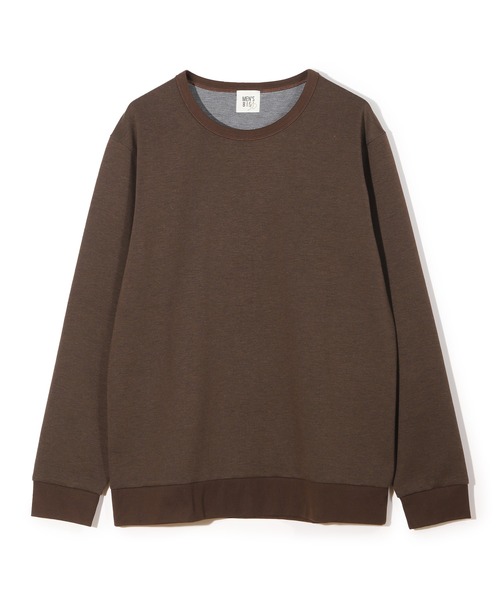 MEN'S BIGI(メンズビギ)の「ライトダンボールスウェットロングTシャツ(Tシャツ/カットソー・メンズ・ブラウン/チャコールグレー・02/01/03)」の7枚目の写真