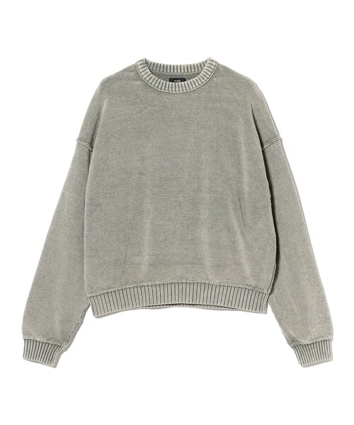 BEAMS(ビームス)の「7ゲージ フェード クルーネック ニット(ニット/セーター・メンズ・オリーブ/ベージュ系その他・S/M/L/XL)」の3枚目の写真