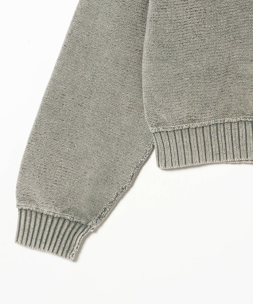 BEAMS(ビームス)の「7ゲージ フェード クルーネック ニット(ニット/セーター・メンズ・オリーブ/ベージュ系その他・S/M/L/XL)」の8枚目の写真