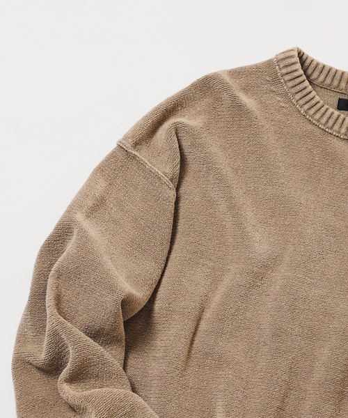 セール】7ゲージ フェード クルーネック ニット（ニット/セーター
