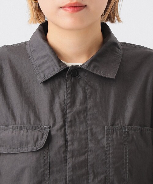 BEAMS BOY（ビームスボーイ）の「ショーツ オールインワン（サロペット/オーバーオール・レディース・ベージュ/チャコールグレー・ONE SIZE）」の18枚目の写真