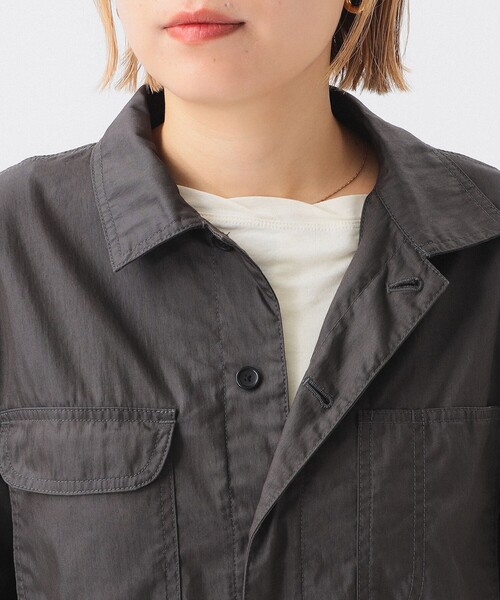 BEAMS BOY（ビームスボーイ）の「ショーツ オールインワン（サロペット/オーバーオール・レディース・ベージュ/チャコールグレー・ONE SIZE）」の15枚目の写真