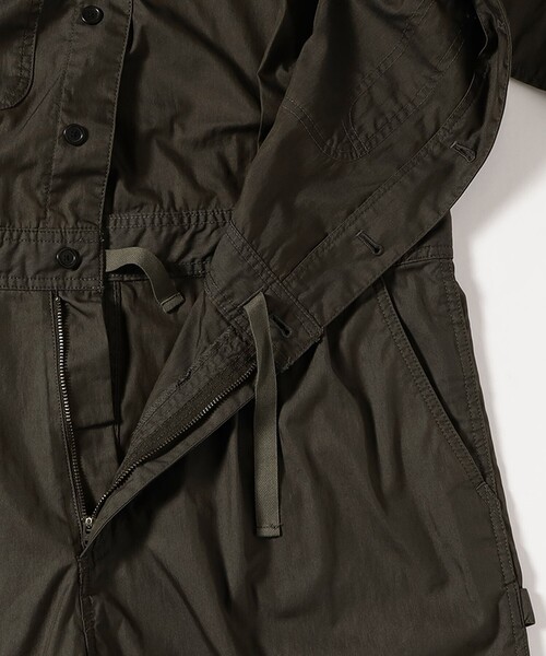 BEAMS BOY（ビームスボーイ）の「ショーツ オールインワン（サロペット/オーバーオール・レディース・ベージュ/チャコールグレー・ONE SIZE）」の9枚目の写真