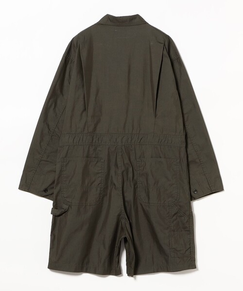 BEAMS BOY（ビームスボーイ）の「ショーツ オールインワン（サロペット/オーバーオール・レディース・ベージュ/チャコールグレー・ONE SIZE）」の8枚目の写真