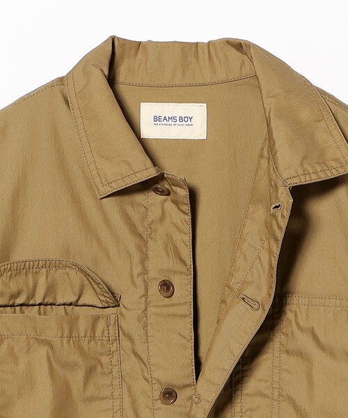 美品☆BEAMS BOY コーデュロイ サロペット ブラウン ショーツ オールインワン（サロペット/オーバーオール）｜BEAMS
