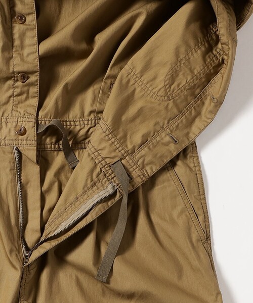 BEAMS BOY（ビームスボーイ）の「ショーツ オールインワン（サロペット/オーバーオール・レディース・ベージュ/チャコールグレー・ONE SIZE）」の3枚目の写真