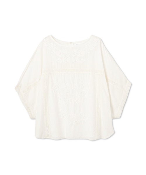MAYSON GREY(メイソングレイ)の「ボタニカル刺繍ドルマンブラウス≪手洗い可能≫(シャツ/ブラウス・レディース・ホワイト/チャコールグレー/ブラック・M)」の20枚目の写真
