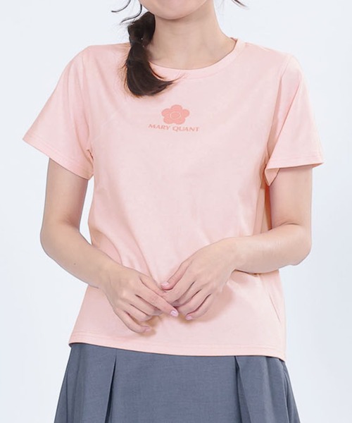 ピンクグリッターロゴ Tシャツ（Tシャツ/カットソー）｜MARY