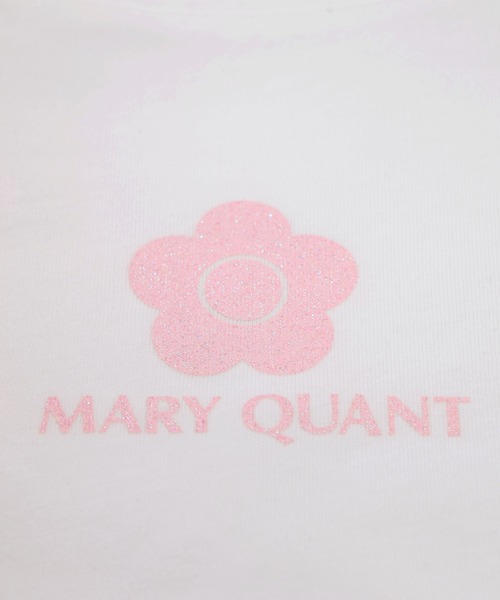 新作マリークワント ピンクグリッターロゴ Tシャツ MARY QUANT ONLINE SHOP｜マリークヮントオンラインショップ