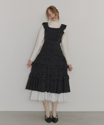 idem | dot × dot many frill onepiece / フリルドットワンピース(ワンピース)