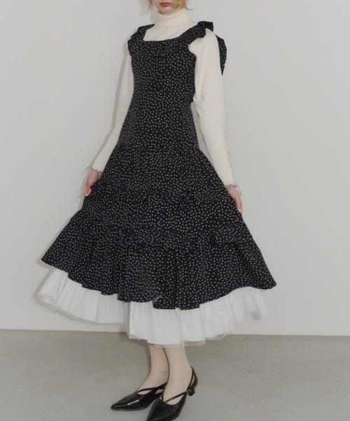ワンピース idem / many frill mini onepiece idem】many frill mini onepiece idem (イデム) Many Frill Mini