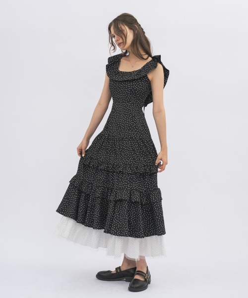 dot × dot many frill onepiece / フリルドットワンピース(ワンピース dot × dot many frill onepiece / フリルドットワンピース(ワンピース