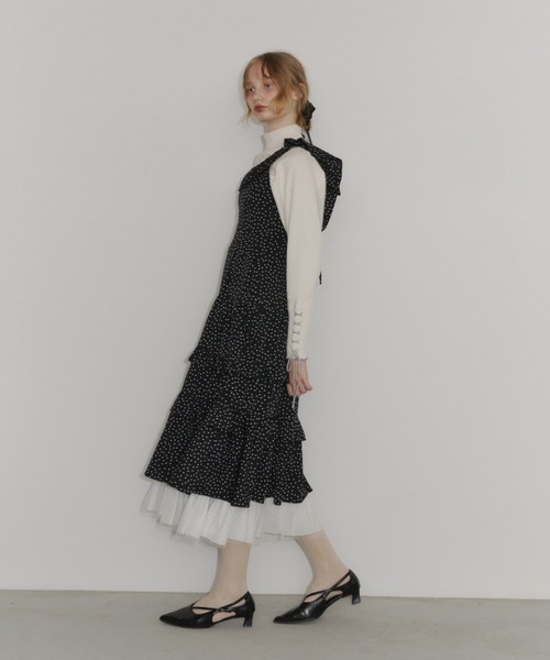 セール】dot × dot many frill onepiece / フリルドットワンピース