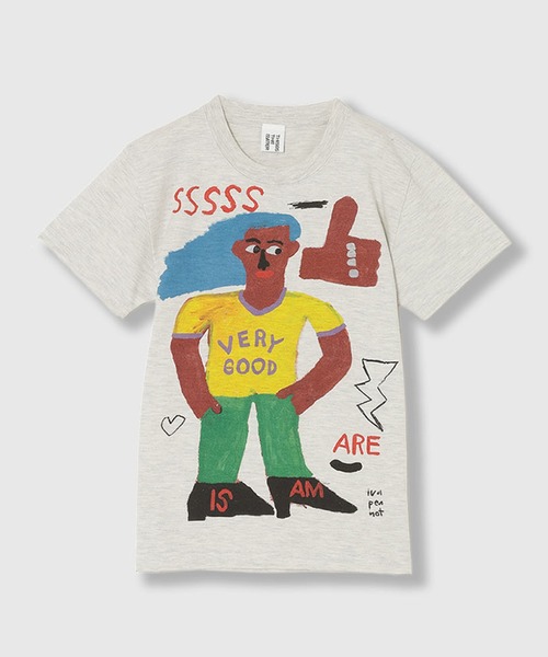 THINGS THAT MATTER(シングス ザット マター)の「TUA PEN NOT × MINI T-SHIRT / トゥアペンノットミニTシャツ(Tシャツ/カットソー・レディース・オートミール/パープル/ブルー・FREE)」の15枚目の写真