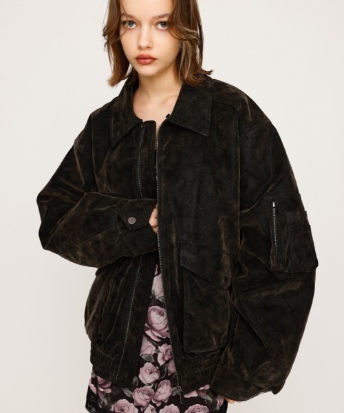 ✨美品✨ドルガバ　ジャケット　ブルゾン　レディース　レオパード　40 SLY（スライ）の「【2025AW】WASHED PUFFER BZ ウォッシュド